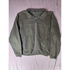 Cabela's Men Jacket 2XL Taupe Fleece Jacket  Green Gorpcore Polartec Y2K